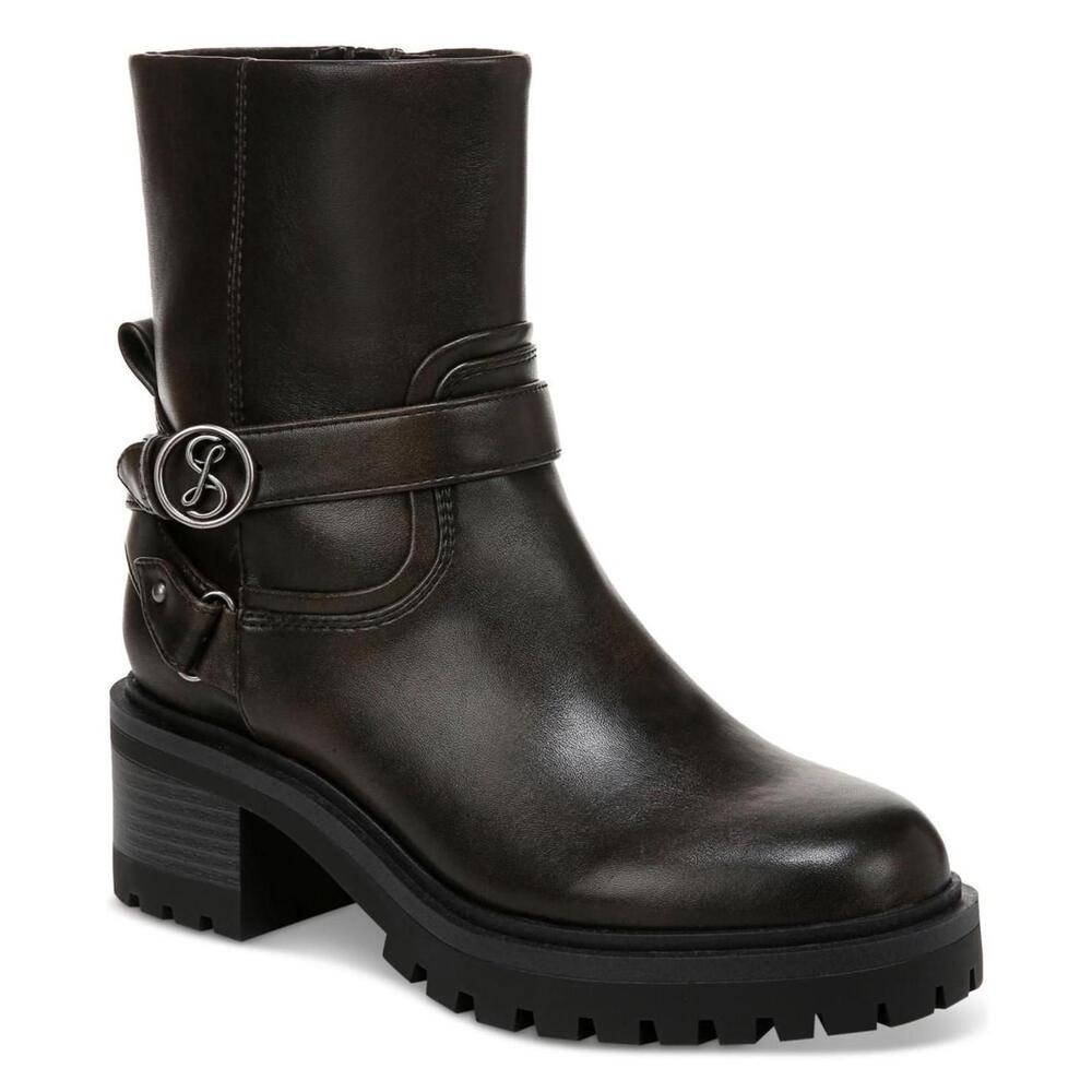 Sam & Libby Women's Owen Lug Sole Moto Boots -  Women's size  8.5